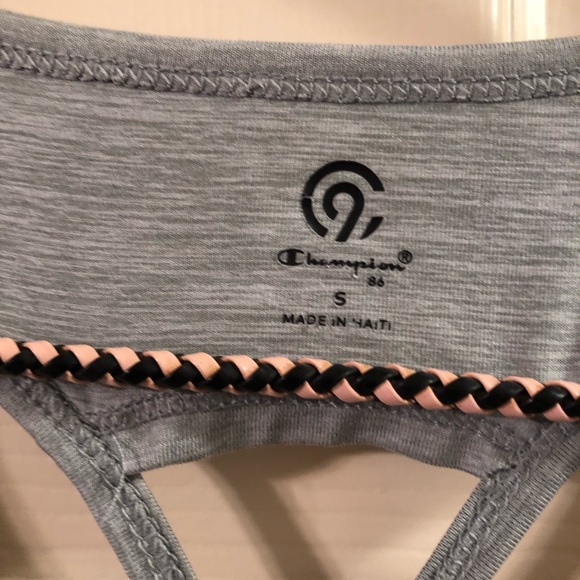 Champion brand gray tank top.Sz Small - Picture 4 of 5
